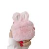 Plush rabbit ears for apple AirPods pro2 3rd generation earphone case protective cover cute simple creative women