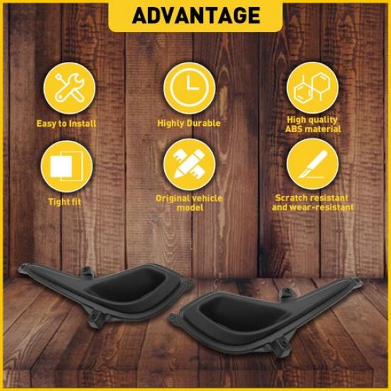 For Hyundai Accent 2012-2017 Left Right & Side Front Fog Light Lamp Cover Bezel