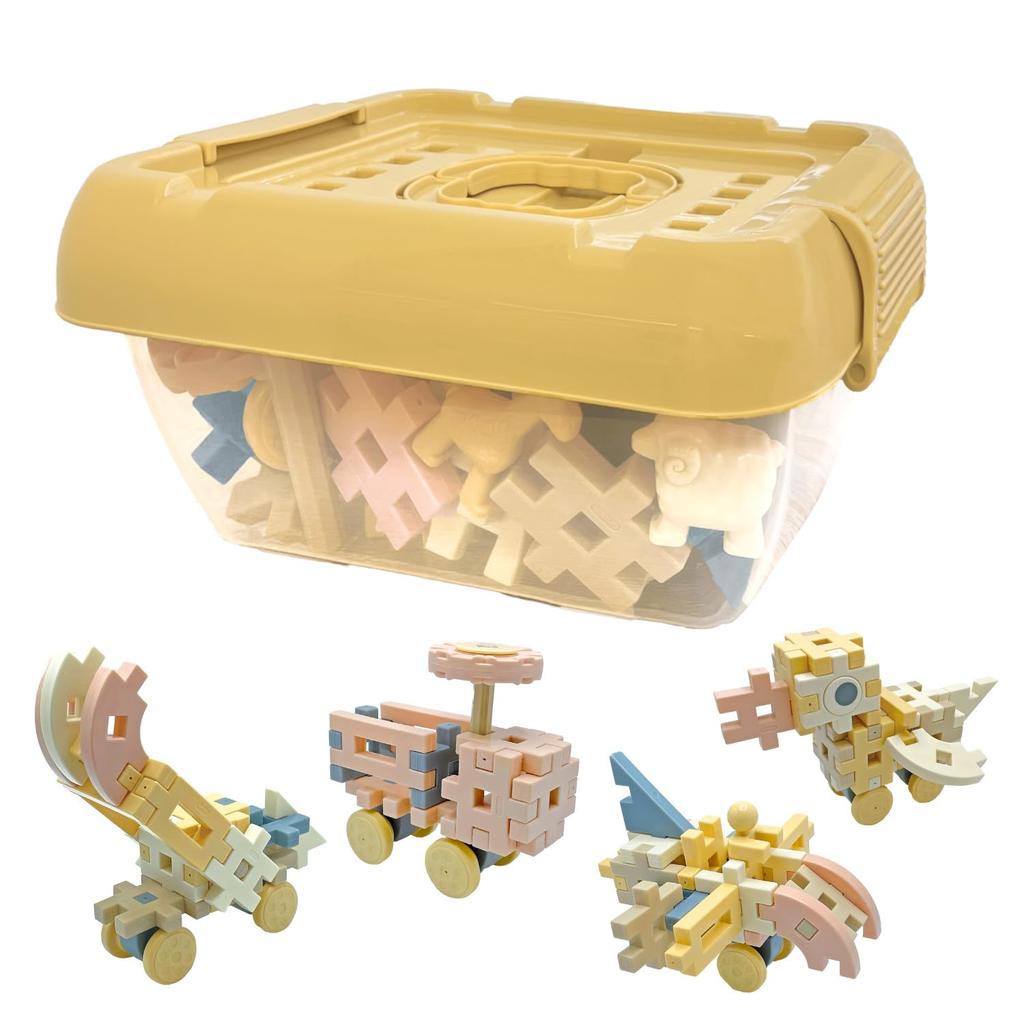 Gakken New Earth Colors Set and 15 Block 54 A11335 Blocks (Ages 1.5 Up) - Types, Parts,