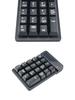 Portable Waterproof Wireless 19-Key Digital Keyboard with Mechanical Feel for Financial Accounting and Password Input