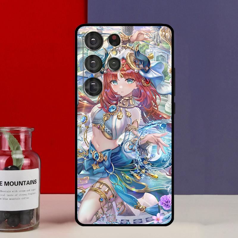 Genshin Impact Nilou Funda Case For Samsung Galaxy S25 Ultra S9 S10 S20 FE S21 S22 S23 Plus S24 Ultra Phone Cover
