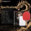 Double Happiness Hurricane 9-Star Professional Table Tennis Racket