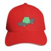 Frog On Skateboard Back View Baseball Cap Golf Hat Unisex Sun Hat Hat Unisex For The Sun Party For Unisex Womens