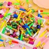 5/10/15/20PCS Plastic Blowing Dragon Whistles Mixed Color Sport Game Cheering Up Prop Festival Party Souvenir Carnival Gift ZYF