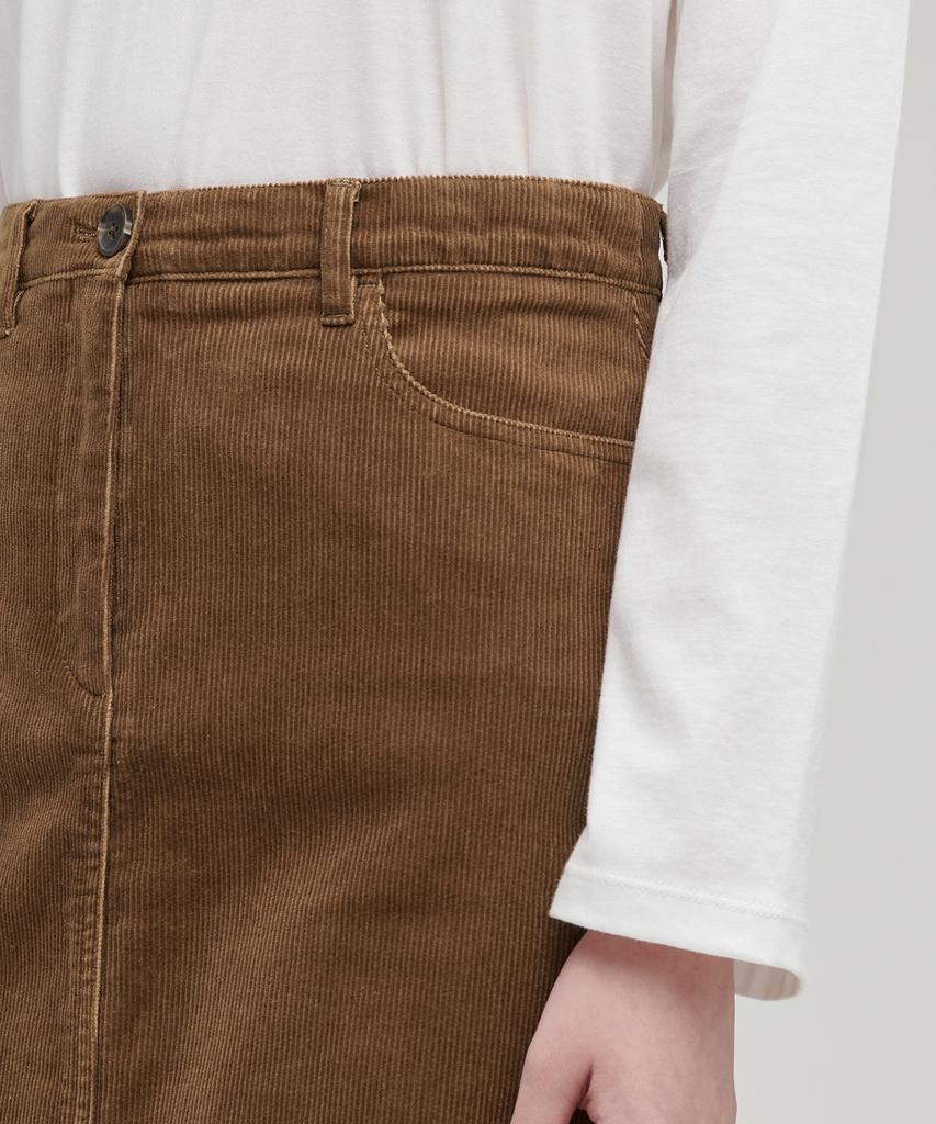 MUSINSA STANDARD WOMAN Women'S Corduroy Midi Skirt [Light Brown]