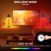 IRALAN USB Rechargeable LED Table Lamp Touch Switch Desk Lamp Bar Reading Night Lamp Bedside Table Lights Decoration for Bedroom