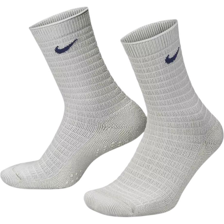 Nike FW23 Crew Socks Unisex 1 Pack Light Silver DR9994-034