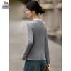 Damen Schicker Spitzen-Patchwork-Strickcardigan