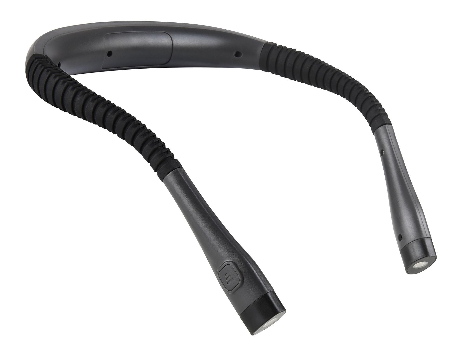 

Светодиодный светильник на шею, без помощи рук, 3 уровня света, 3 температуры, перезаряжаемая USB-лампа для чтения, высококачественный светильник для чтения на шею серебряный