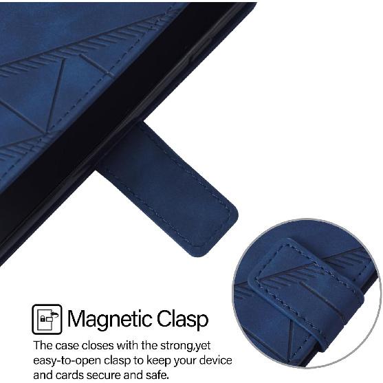 Flip Case for Moto G Stylus 2025 Faux Leather Wallet Holster with Cards Holder Kickstand Magnetic Closure Shockproof Folio Protect Cover for Motorola