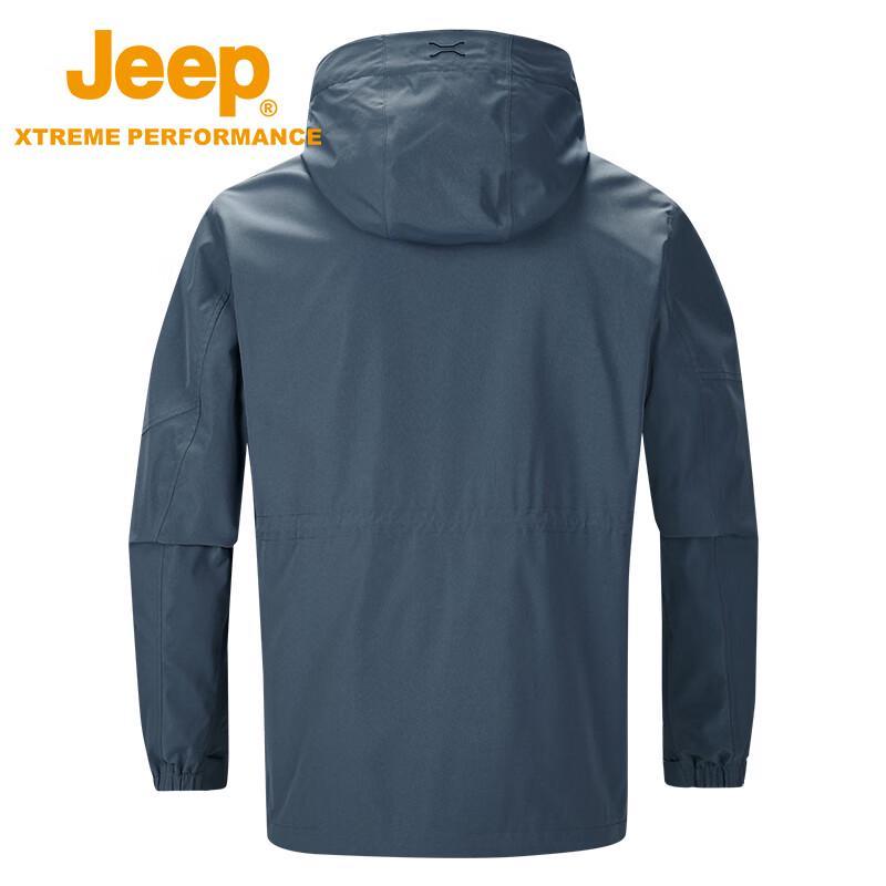 Jeep Men's Outdoor Windproof Waterproof Trekking Jacket