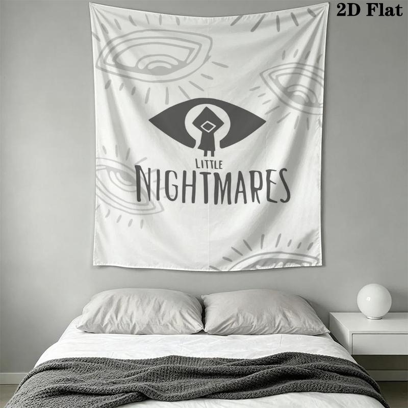 Little Nightmares Wall Tapestry Aesthetic Wall Hanging Printed Fabric Blanket Decorative Tapestries for Bedroom Living Room Home Decor