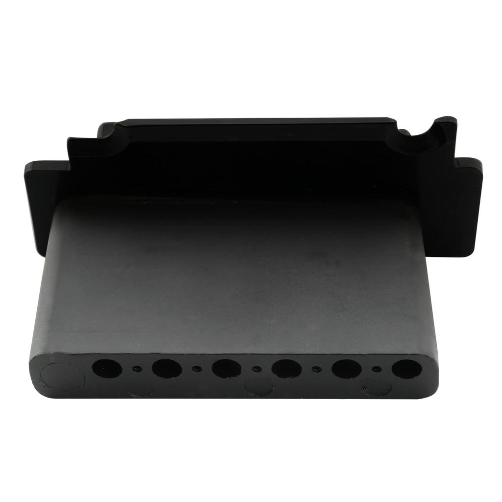 Wilkinson WVS50K 10.8mm String Pitch Two-Point Tremolo Bridge with Steel Block for Squier Strat & ST Electric Guitars, Black