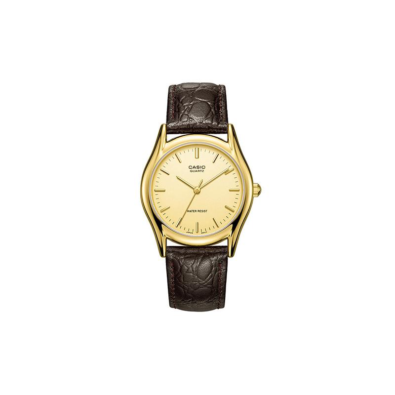 

Casio CASIOSTANDARD series simple waterproof quartz movement Japanese and Korean watches men s watches gold dial MTP-1094Q-9A золотой