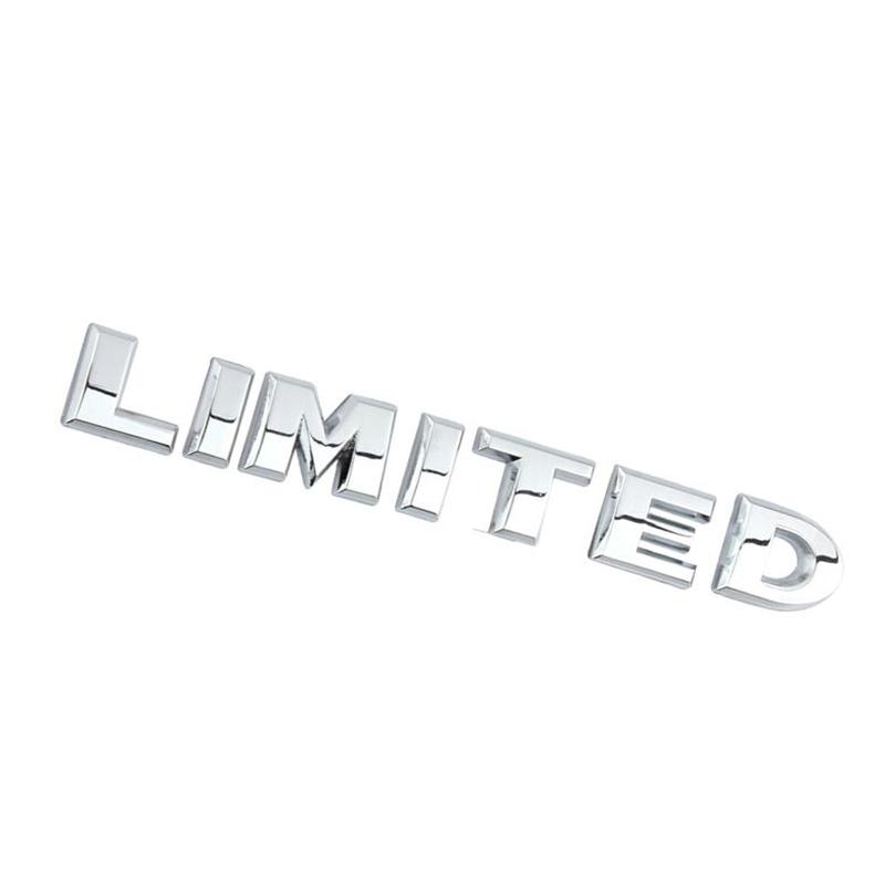 Car 3D Metal 4X4 Limited Decals Sticker For Jeep Compass Wrangler Renegade Grand Cherokee Trunk Emblem Badge Styling Stickers