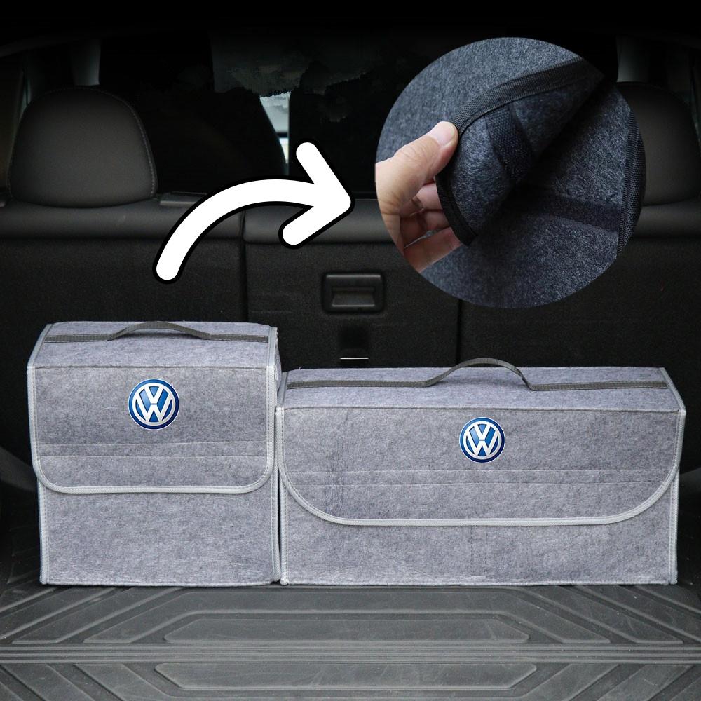 2026 Hot For VW VOLKSWAGEN Car Trunk Storage Bag Organizer Sundries Stowing Tidying Box For VW Volkswagen Rline Golf CC GTI Tigu