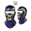 Skull Balaclava Full Face Cover Bandana for Outdoor Cycling Face Mask Gaiter Λαιμός Αξεσουάρ μοτοσυκλέτας