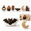 Vintage Halloween Double Sided Print Shaped Throw for Couch Sofa Bed Decoration