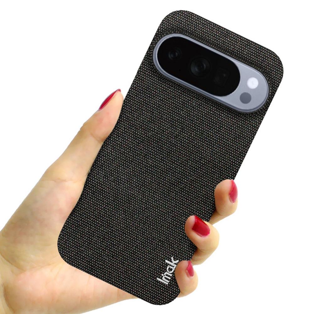 IMAK Ruiyi Series for Google Pixel 10 Pro XL Case Fabric Texture Leather+PC Phone Back Cover