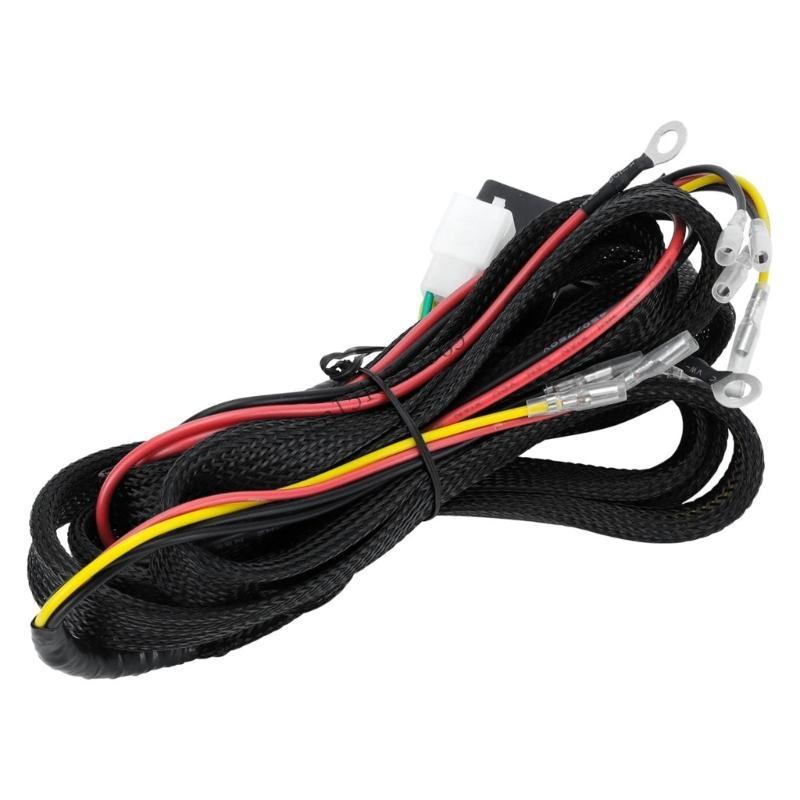 090E Easy Install Motorcycle Light & Horn Set with High Visibility LED Simple Use for Night Ridings & Road Adventures