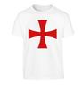 Knights Templar Flag Cross Bible Medieval Crusades TShirt Summer Cotton ONeck Short Sleeve Mens T Shirt New S3XL