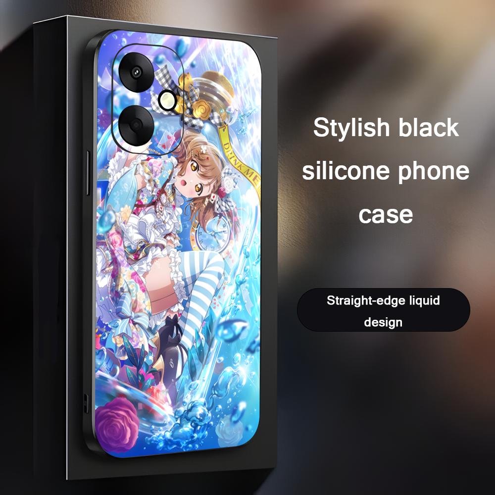 Anime Beliebtes LoveLive Handyhülle Für Xiaomi Redmi 14C 13C 12C Note14 13 12 11 10 Pro Plus S Weiche Schwarze Handyhülle