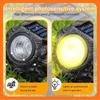 4 LED Solar Warm Light Imitation Stone Landscape Lamp - Waterproof Outdoor Courtyard Spotlight for Landscape Lighting