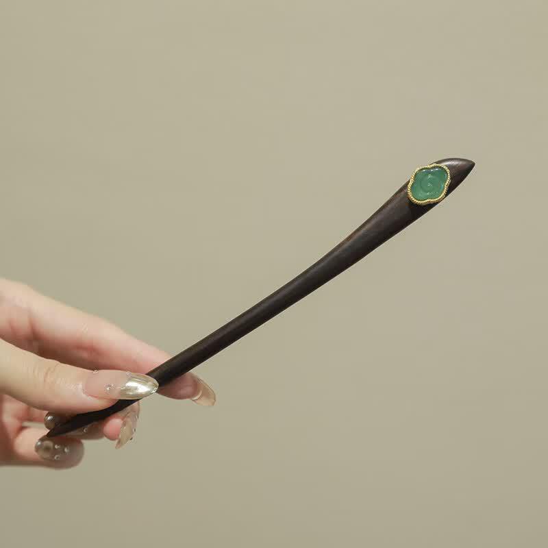Elegant New Chinese Style Wooden Hairpin