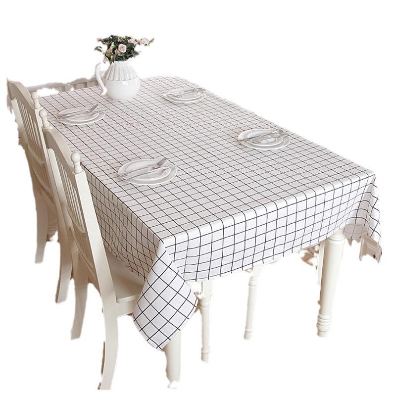 Tischdecke Einfach Ländlich Kariert Haushalt Geometrisch Rechteckig Couchtisch Tischdecke Esstisch Tuch