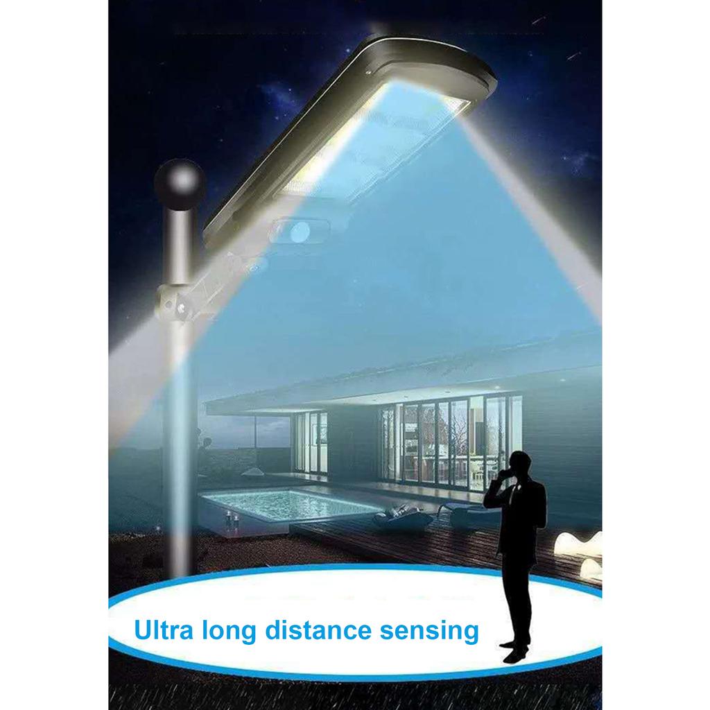 LED Solar Street Light Intelligent Light Control System Bracket Remote Sensing with 3 Modes for Garden Street Deck Patio