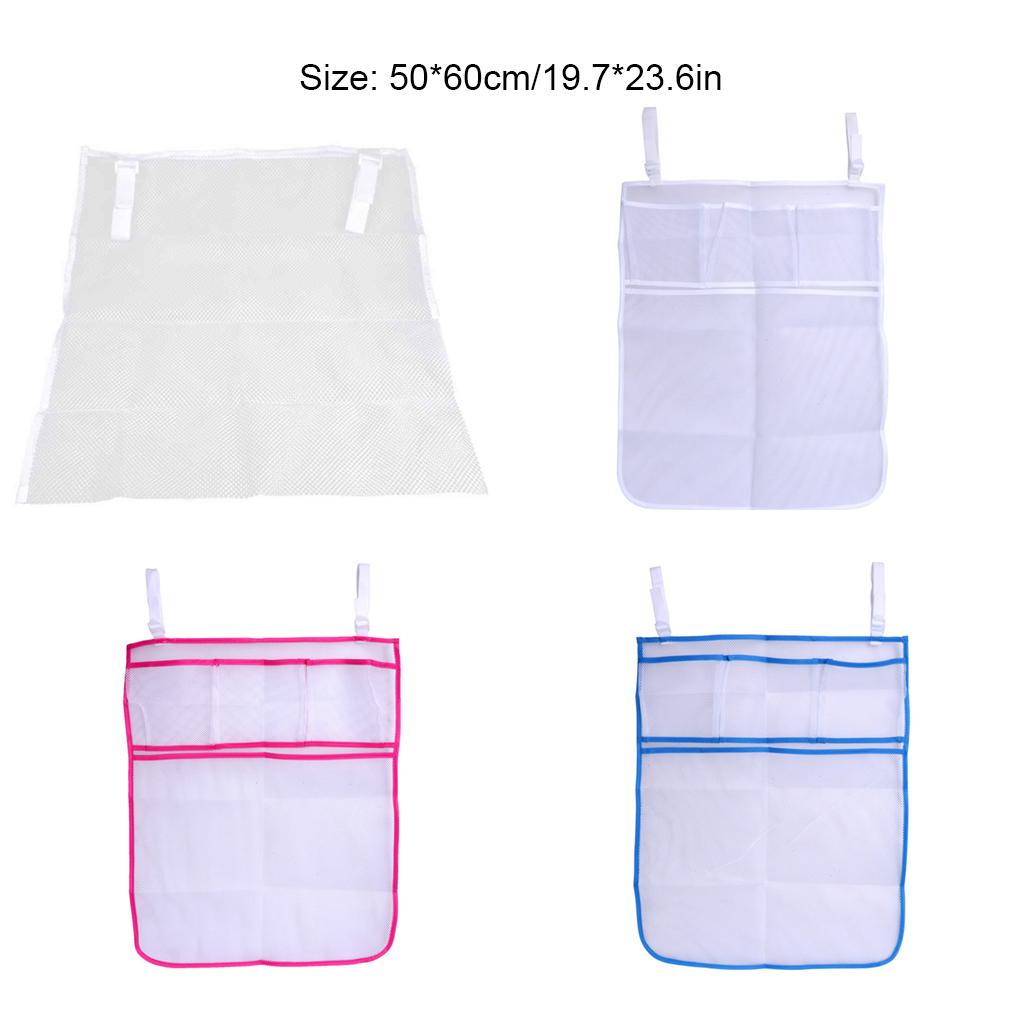 Diaper Organizer Bedding Crib Mesh Baby Cot Organizer Hanging Storage