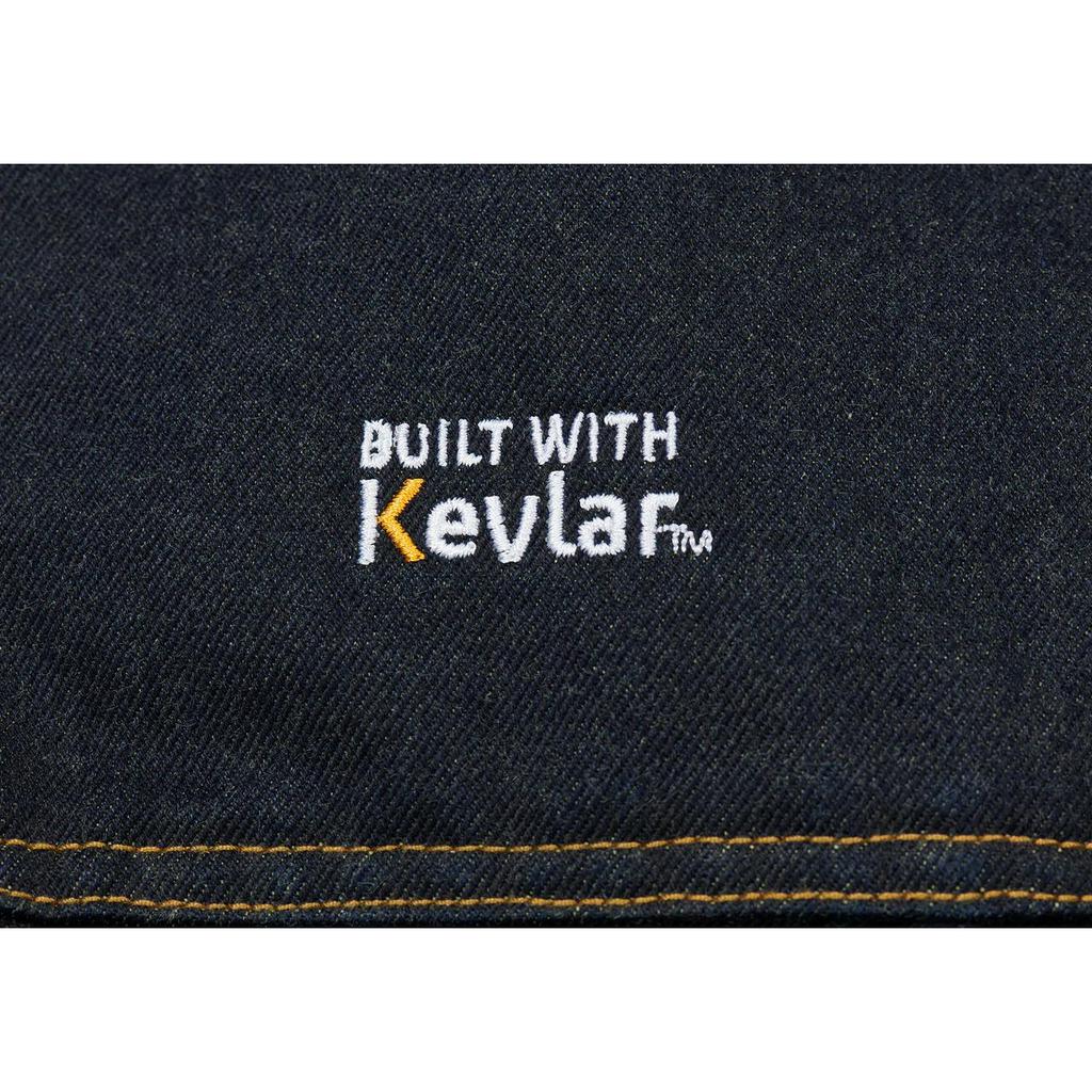 Palace FW22 Kevlar Denim Bomber Jacket with Multiple Pockets Men Outerwear Indigo P23JK103