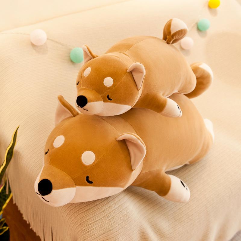 Shiba Inu Plüschkissen: Gemütliches Corgi & Hund Puppen Rückenlehnen Ornament für das Wohnzimmer