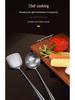 316 Stainless Steel Chef's Cooking Utensil Set: Frying Spoon, Long-Handle Soup Spoon, Shovel, and Spatula