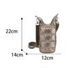 Shoulder Strap Water Bottle Carrier Bag Nylon Shoulder Bag Water Bottle Holder Down Front Pocket Water Bottle Sling Bag Case