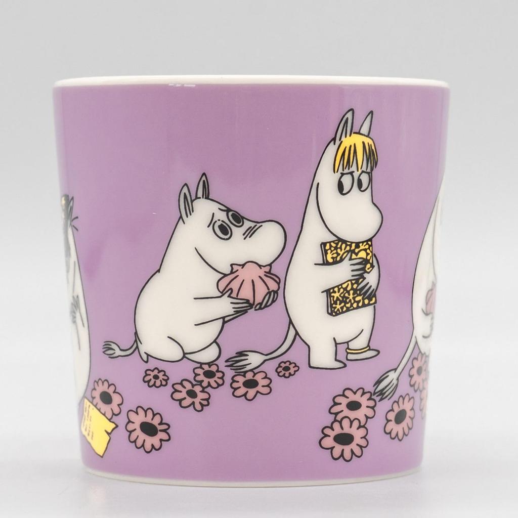 Moomin Arabia Classic Purple 280ml Capacity [Official Import] Mug, Sweethearts, & Pink, Approx.