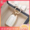 Styling Mouldings Car Remote Key Case Cover Protect Shell Bag For Hyundai I30 Ix35 KONA Encino Solaris Azera Grandeur Ig Accent