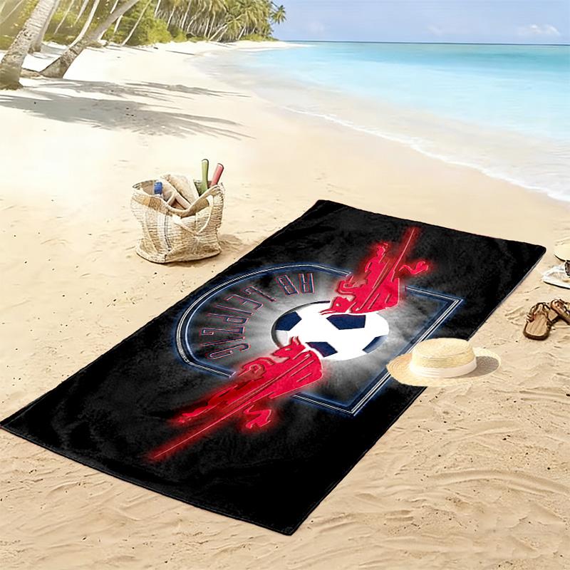 RB Leipzig Print Beach Towel, Large Soft Quick Dry Towel for Beach Camping Swimming