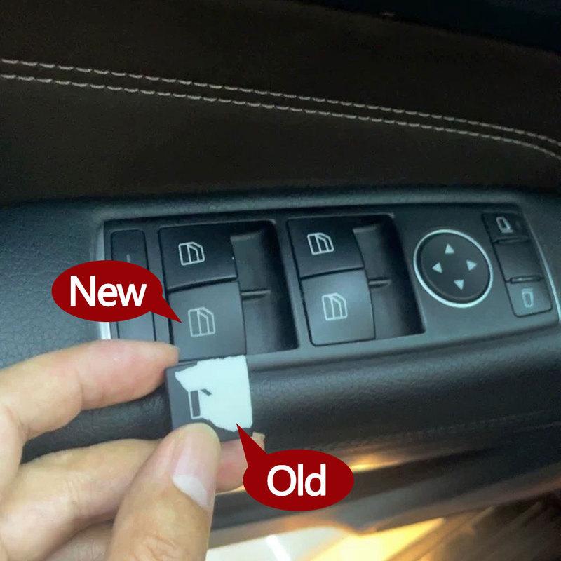 Car Interior Window Button Switch Cover Cap For Mercedes Benz A B C E GLA GLK Class W176 W246 W204 W212 W207 W156 X204
