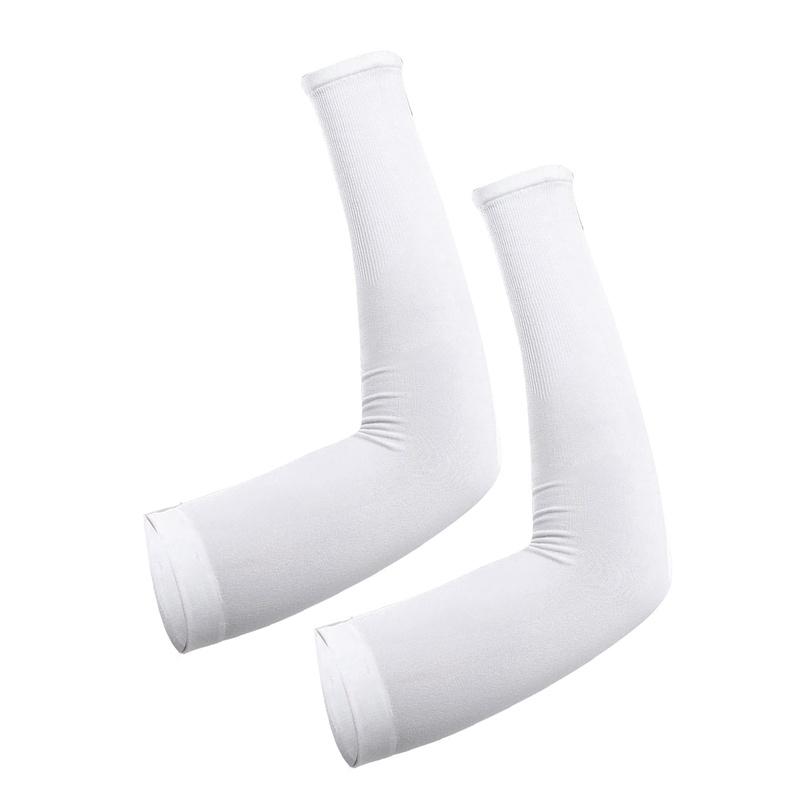 Cooling Arm Sleeves Men Women UV Sun Protection Long Arms Sleeves Cover for Cycle Driving Running Golfing Football Basketball
