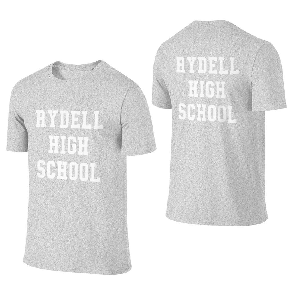 Rydell High School Casual Reversible Tshirt Versatile Outdoor Soft Tones Tees