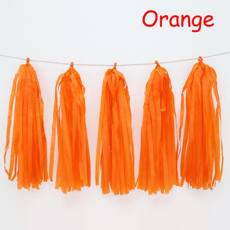 Wedding Party Decoration Color Paper Tassel Garland Bride To Be Birthday Decor Baby Shower Girl Slingers Mermaid Party Supplies