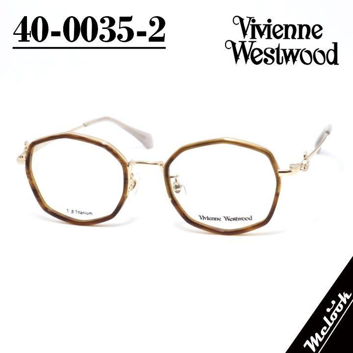 Used Vivienne Westwood Women s Glasses Frame Sunglasses 40-0035-2 Size 50 Clear Demi Brown Gold