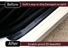1Pc 2m Carbon Fiber Style Car Scuff Plate Door Sill Cover Panel Step Protector
