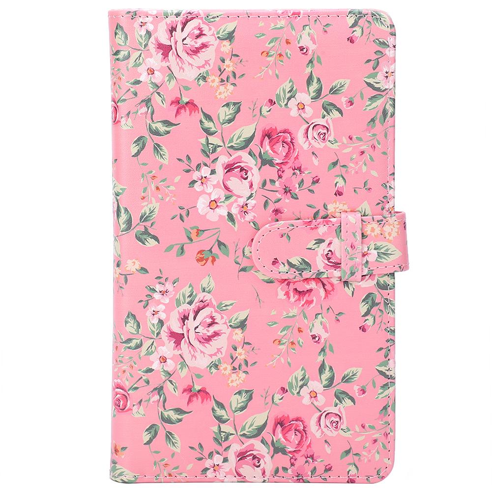 

3in 96 Pockets Photo Album Storage Book Card Tickets Holder for Instax Mini 11 8 9 7s 25 70 90Pink