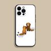 Cute Red Panda Animal Phone Case For iPhone 17,16,15,14,13,12,Pro,Max,Plus,E,SE4,Air,Mini Black Soft Cover