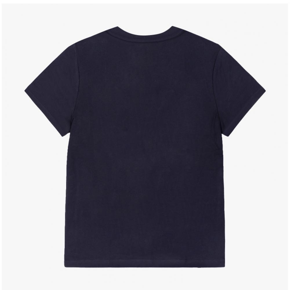 Apesse Cobqx M26485 Iak Dark Navy Platine Platine Platin Turntable Common Short Sleeve Tee