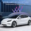 1Set Front Rear Skylight Sunshade Ultraviolet Isolation Front Rear Top Glass Window Roof Shade for Tesla Model 3 Highland 2025