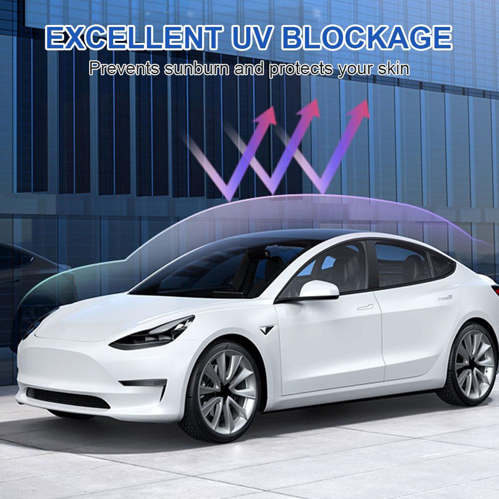 1Set Front Rear Skylight Sunshade Ultraviolet Isolation Front Rear Top Glass Window Roof Shade for Tesla Model 3 Highland 2025