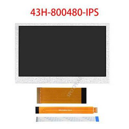 Raspberry Pi 4.3" Ultra-Thin MIPI DSI IPS/QLED Touchscreen Display, 800×480.